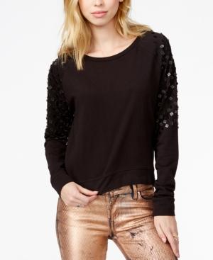 Guess Leatherette Sweatshirt