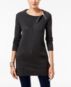 Jeanne Pierre Fitted Tunic Sweater