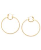 Sis By Simone I Smith 18k Gold Over Sterling Silver Earrings, Extra-large Woven-cut Hoop Earrings