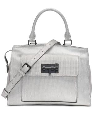 Dkny Elizabeth Metallic Satchel, Created For Macy's