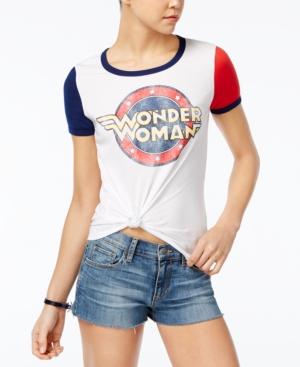 Warner Bros. Juniors' Wonder Woman Graphic T-shirt By Bioworld