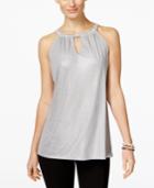 Inc International Concepts Keyhole Halter Top, Only At Macy's