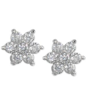 Giani Bernini Cubic Zirconia Flower Stud Earrings, Created For Macy's