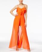 Xoxo Juniors' Ruffled Maxi-overlay Romper