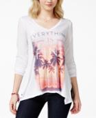 Self Esteem Juniors' Vacation Long-sleeve Graphic T-shirt