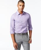 Calvin Klein Men's Infinite Cool Non-iron Micro-checked Shirt