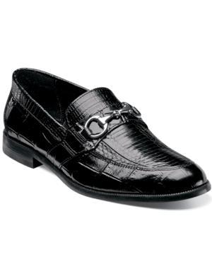 Stacy Adams Servino Snakeskin Bit Loafers Men's Shoes