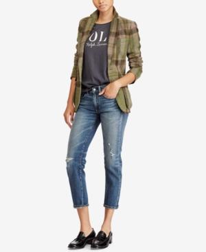Polo Ralph Lauren Slim-fit Single-button Plaid Blazer