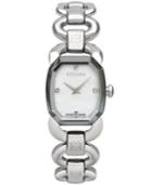 Escada Women's Swiss Charlene Ii Diamond Accent Stainless Steel Link Bracelet Watch 25x22mm Iww-e2605011