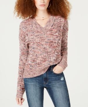 American Rag Juniors' Marled Ribbed Sweater, Created For Macy's