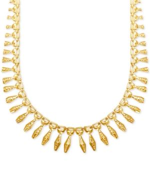 Graduated Cleopatra Collar Necklace In 14k Gold