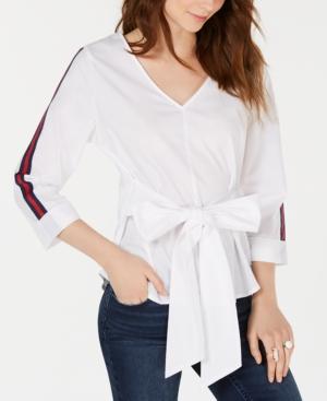 Almost Famous Juniors' Tie-front Top