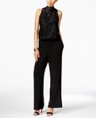 Inc International Concepts Petite Embroidered Illusion Jumpsuit, Only At Macy's