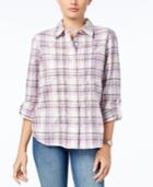 Alfred Dunner Woven Plaid Shirt