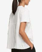 Dkny Pleated-back T-shirt, Created For Macy's