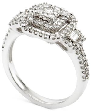 Diamond Engagement Ring (3/4 Ct. T.w.) In 14k White Gold