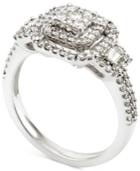 Diamond Engagement Ring (3/4 Ct. T.w.) In 14k White Gold