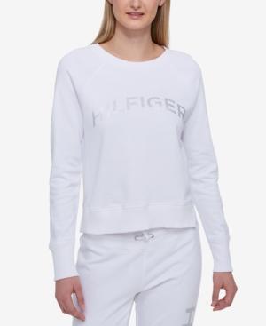 Tommy Hilfiger Sport Cotton French Terry Logo Top, A Macy's Exclusive Style
