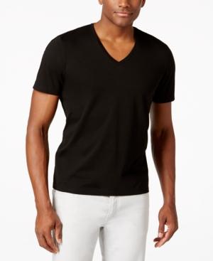 I.n.c. Men's V-neck Polished T-shirt, Created For Macy's