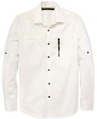 Sean John Men's Long-sleeve Woven Flight Shirt