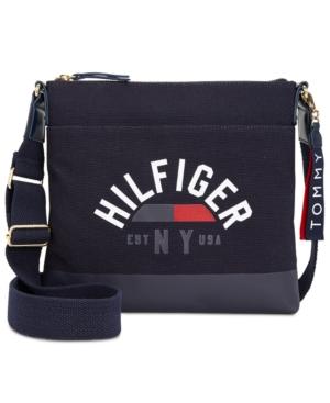 Tommy Hilfiger Carmel Logo Canvas Small Crossbody