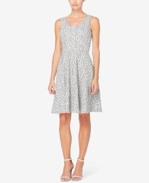 Catherine Catherine Malandrino Nell Jacquard Lace Fit & Flare Dress