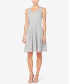 Catherine Catherine Malandrino Nell Jacquard Lace Fit & Flare Dress