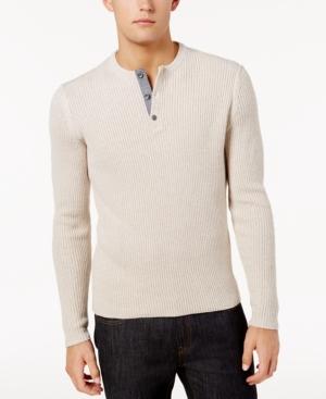 American Rag Men's Henley Sweater, Created For Macy's