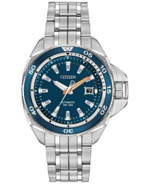 Citizen Men's Automatic Grand Touring Eco-drive Stainless Steel Bracelet Watch 45mm Nb1031-53l