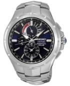 Seiko Men's Chronograph Coutura Stainless Steel Bracelet Watch 44mm Ssc375