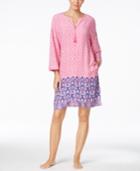 Charter Club Printed Short Caftan, Only At Macy's