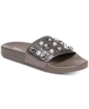 Bar Iii Sara Pool Slides, Created For Macy's Women's Shoes