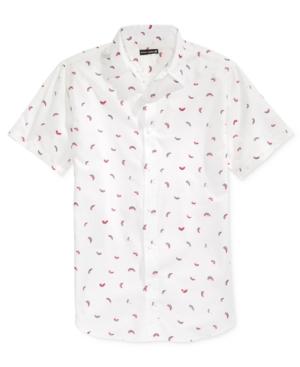 Ocean Current Men's Yummertime Watermelon-print Short-sleeve Shirt