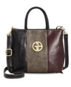 Giani Bernini Tricolor Glazed Bucket Bag, Created For Macy's