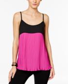 Inc International Concepts Pleated Colorblocked Top, Created For Macy's
