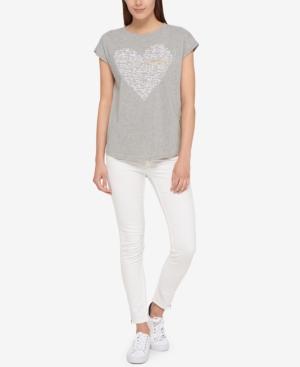 Tommy Hilfiger Heart Logo T-shirt, Created For Macy's