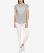 Tommy Hilfiger Heart Logo T-shirt, Created For Macy's