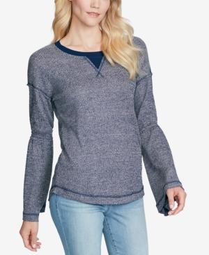 Jessica Simpson Ionna Bell-sleeve Thermal Top