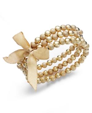 Charter Club Gold-tone Stretch Bracelets