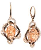 Le Viancrazies Collection Multi-stone Drop Earrings (11 Ct. T.w.) In 14k Rose Gold