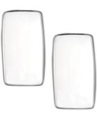 Giani Bernini Polished Rectangular Stud Earrings In Sterling Silver, Only At Macy's