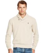 Polo Ralph Lauren French-rib Shawl Pullover Sweater