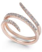 Diamond Wrap Statement Ring (1/2 Ct. T.w.) In 14k Rose Gold