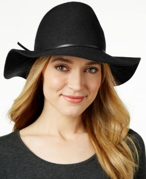 Nine West Pinched-crown Floppy Felt Hat