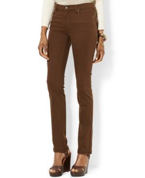 Lauren Jeans Co. Super-stretch Straight-leg Jeans