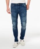 Tommy Hilfiger Men's Slim-fit Stretch Moto Jeans