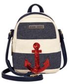 Tommy Hilfiger Aurora Embellished Woven Rugby Mini Crossbody