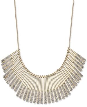 Inc International Concepts Gold-tone Pave Statement Necklace, Created For Macy's