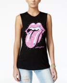 Ntd Juniors' The Rolling Stones Glitter Graphic Muscle Tank