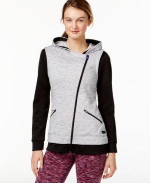 Calvin Klein Performance Asymmetrical Zip Hooded Jacket